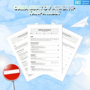 Cara Buat CV ATS di HP Tanpa Ribet