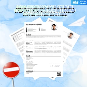 Cara Membuat CV di Android Step by Step